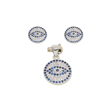 EVIL EYE STERLING SILVER EYE SET