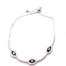 EVIL EYE SILVER BRACELET