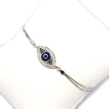 EVIL EYE SILVER BRACELET