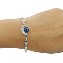 EVIL EYE SILVER BRACELET