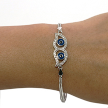 EVIL EYE SILVER BRACELET