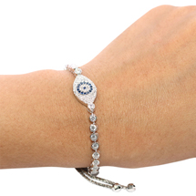 EVIL EYE SILVER BRACELET