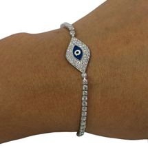 EVIL EYE SILVER BRACELET