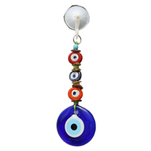 GLASS EVIL EYE HOME WALL HANGING AMULET