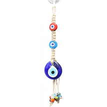 SMALL GLASS EVIL EYE HOME WALL HANGING