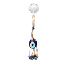 SMALL GLASS EVIL EYE HOME WALL HANGING