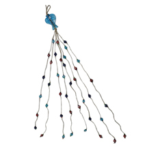 COLOR FUL BEADS EVIL EYE WALL HANGING (FISH)