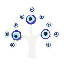 EVIL EYE TREE OF LIFE METAL REFRIGERATOR MAGNET