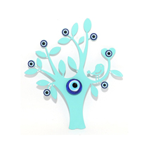 EVIL EYE TREE OF LIFE METAL REFRIGERATOR MAGNET