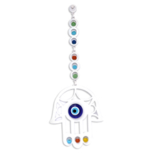 EVIL EYE TREE OF LIFE METAL REFRIGERATOR MAGNET
