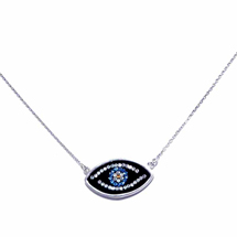 EVIL EYE SILVER NECKLACE