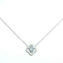 EVIL EYE SILVER CELEBRITY NECKLACE