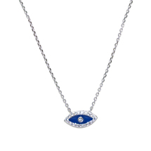 EVIL EYE SILVER NECKLACE