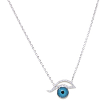 EVIL EYE SILVER NECKLACE