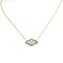 EVIL EYE GOLD PLATED NECKLACE