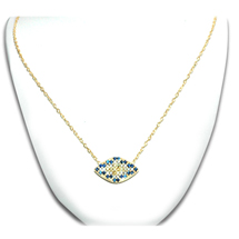 EVIL EYE GOLD PLATED NECKLACE