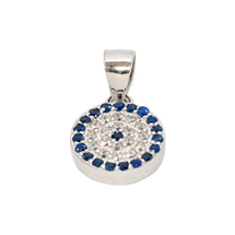 EVIL EYE SILVER ROUND PENDANT