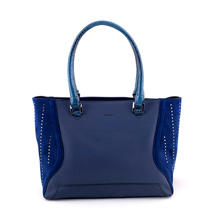 MATMAZEL NAVY BLUE TOTE HANDBAG