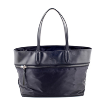 MATMAZEL BLACK ZIPPERED TOTE HANDBAG